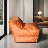 2025 Moderner Faltbarer Sitzsack-Sofa Komfortables 2-in-1 Outdoor-Sitzsack-Sessel aus 600D Oxford PVC-beschichtetem Stoff für Zuhause