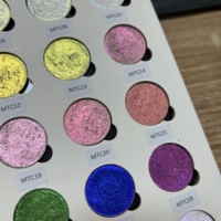 Palette de fards à paupières multichromes et duochromes scintillants, 35 couleurs disponibles, marque privée, créez votre propre marque