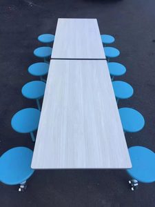 매점 학교 테이블 접이식 식당 책상 학교 가구 - Product Image 5