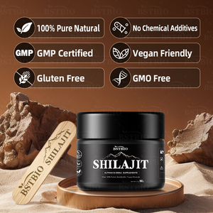 BSTBIO özel etiket ambalaj kutuları himalaya <span class=keywords><strong>Shilajit</strong></span> özü 30g 50g <span class=keywords><strong>Shilajit</strong></span> reçine - Product Image 4