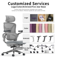 Silla de Oficina ZOTER de Tela, Giratoria 360°, Altura Ajustable, Reposabrazos Reclinables, Ergonómica, para Computadora, Certificación BIFMA