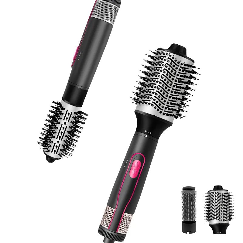 Professionele Ronde Roterende Volumizer Haarstyler Heteluchtkam Één Stap Haarborstel Föhn Professionele 3 In 1 Heteluchtborstel