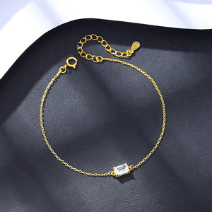 CZCITY Fashion Bracelet Cute Vintage Trendy <strong>Unique</strong> 925 Silver Gift Girlfriend <strong>String</strong> With Charm Zirconia Bracelet - Product Image 4