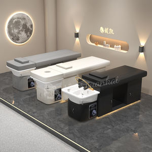 เตียงสระผมเซรามิกแบบกำหนดเองพร้อมไฟ เก้าอี้นวดไทยอเนกประสงค์สำหรับสระผมและบำรุงศีรษะ - Product Image 3