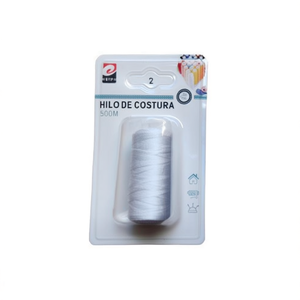 Hilo de Coser Erpsl 500M Totalmente Blanco 12/Pad para Bordado - Product Image 1