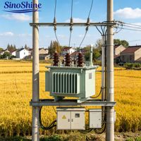 SinoShine Transformatörleri Güç Transformatörü Elektrik Ekipmanları 200-5000kVA Yağlı Tip Dağıtım ONAN/ONAF
