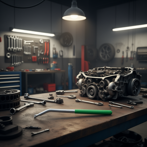 U 195เครื่องมือสำหรับยานพาหนะพร้อมที่จับสีเขียวสำหรับงานซ่อมและบำรุงรักษายานยนต์ - Product Image 3