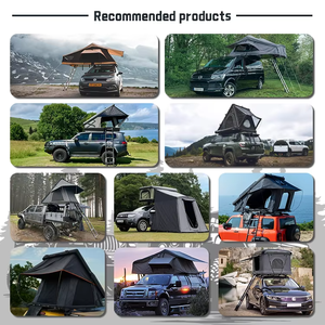 Tente de toit 4x4 pour <span class=keywords><strong>camping</strong></span> en plein air, tente de toit isolée avec parois, tente de toit rigide pour 1-2 personnes - Product Image 3