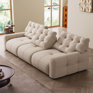 Divano in Pelle a Tre Posti di Ultima Generazione, Schienale Regolabile, Imbottitura in Spugna, <span class=keywords><strong>Design</strong></span> Moderno e Lussuoso, Ideale per Appartamenti e <span class=keywords><strong>Hotel</strong></span> - Product Image 4