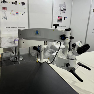 مجهر ليد محمول عالي الجودة بصريات شوت ثنائي العين تكبير ويتلاب مجهر عملية طب العيون - Product Image 2