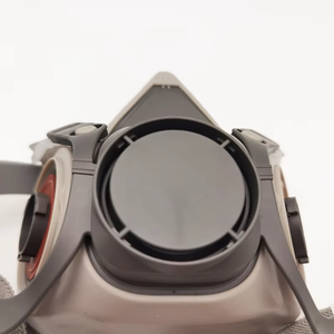 High Quality CE certified For 6200 Reusable Half <b>Face</b> Respirator Eco-Friendly Double Tank Gas Mask Ear-loop Washable - Product Image 3