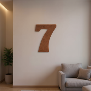 Adesivo da parete decorativo con lettera numero 7 da 15 cm - Product Image 2