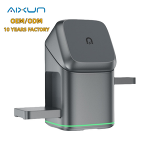 แท่นชาร์จไร้สายแม่เหล็กแบบพับได้ หมุนได้ 3 in 1 15W ชาร์จเร็วสำหรับ <span class=keywords><strong>iPhone</strong></span> / สมาร์ทวอทช์ / หูฟัง - Product Image 1