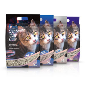Vente chaude de haute qualité à bas prix meilleur propre chat toilettes contrôle des odeurs bentonite chat litière minou - Product Image 2