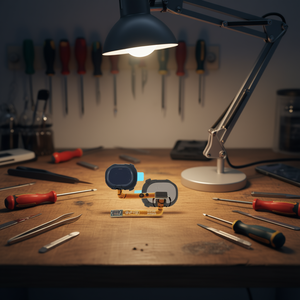 Cavo flessibile per lettore di impronte digitali Gsmoled per Samsung Galaxy A20 A205F Blu - Product Image 3