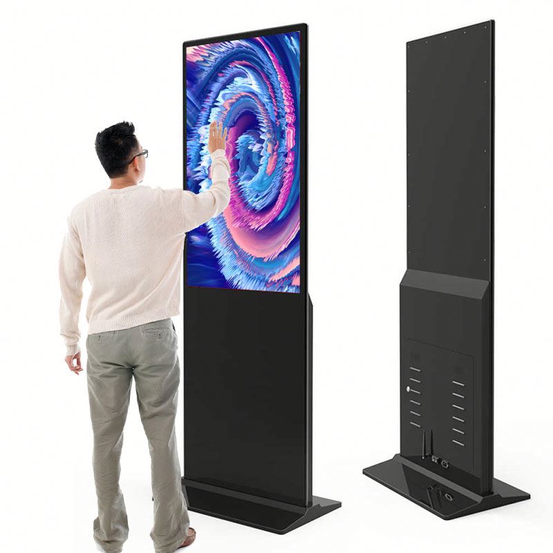 Freestanding Advertising Billboards Kiosk Indoor Vertical Mall Digital Signage Player With Cms Software