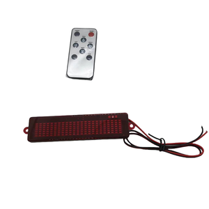 Venta al por mayor pantalla LED Mensaje de desplazamiento control remoto coche ventana trasera anuncio led COCHE señal pantalla - Product Image 1