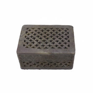 Caja de Accesorios de Piedra de Jabón, Caja de Joyería Tallada a Mano, Caja Decorativa de Arte Intrincado, Caja de Baratijas de Piedra de Jabón - Product Image 1