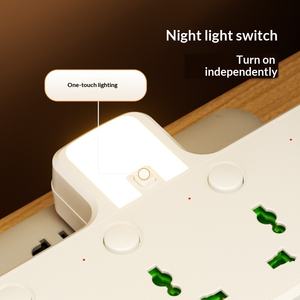 Enchufe Australiano Transfronterizo, Estándar Australiano, <span class=keywords><strong>Australia</strong></span>, Nueva Zelanda, <span class=keywords><strong>Argentina</strong></span>, Convertidor de Enchufe con Puerto USB, Luz Nocturna Pequeña - Product Image 2