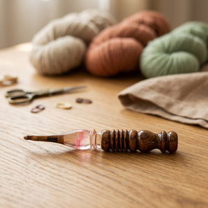 Crochet ergonomique et aiguilles à tricoter en bois les plus vendus, accessoires de couture tendance avec taille personnalisable, meilleur prix - Product Image 1
