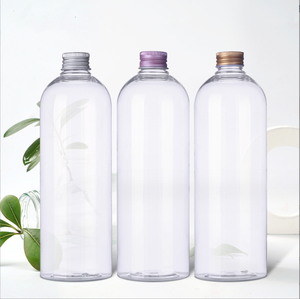 <span class=keywords><strong>100ml</strong></span> 300ml 500ml 750ml chất lỏng pha chế trong suốt vòng Vai Chai PET nắp nhôm bao bì chai nhựa nước - Product Image 3