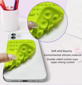 Wholesale 24pcs Double Sided Silicone Anti-slip Suction Cup Mobile Phone Holder Cellphone Accessory Silicone Sticky Phone Grip - Product Image 5