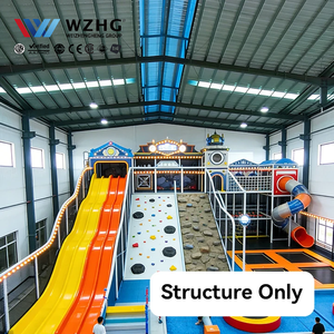 <b>Large</b>-scale Steel Structure Trampoline Park WZH Brand 5+ Year Warranty Strong <b>Frame</b> Industrial Active Zone High Load Bearing - Product Image 1