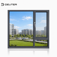 Ventanas Abatibles y Giratorias de Aluminio Premium 6060-T66 de 2.0 mm con Rotura de Puente Térmico, Triple Sellado y Vidrio Low-E para Construcción Arquitectónica