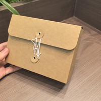 Boîte d'emballage en papier kraft écologique pour chaussettes en coton, sous-vêtements, serviettes de bain en laine, chemises, pulls