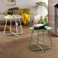 Table basse moderne en métal avec fonctions de rangement, convertible et portable, idéale pour la maison, la chambre et le salon