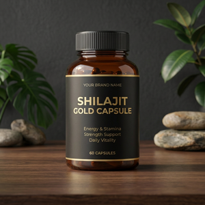 Cápsulas de Shilajit 100% Naturales |   Suplemento Dietético Herbal |   Marca Privada OEM |   60 Cápsulas |   Apoyo para la Vitalidad Energética | - Product Image 2