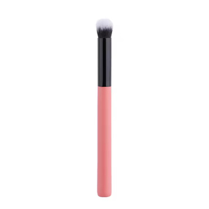 Brochas de Maquillaje Redondas y Delgadas <span class=keywords><strong>para</strong></span> Corrector, Veganas, de Pelo Sintético Rojo, con Logotipo Personalizado - Product Image 2