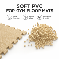 Granulés de PVC en gros pour tapis de sport – Dureté et couleurs personnalisées pour la production de tapis en vrac