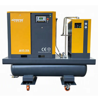Compresseur d'air rotatif à vis à faible bruit pour machines de découpe laser, outils pneumatiques, réparation automobile, ateliers de travail du bois et peinture