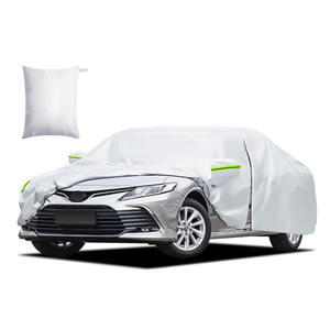 Housse <span class=keywords><strong>de</strong></span> voiture imperméable toutes saisons pour l'extérieur, <span class=keywords><strong>protection</strong></span> contre la <span class=keywords><strong>pluie</strong></span>, le soleil et les UV, avec fermeture éclair sur la <span class=keywords><strong>porte</strong></span>, pour Toyota Camry Honda Accord - Product Image 1