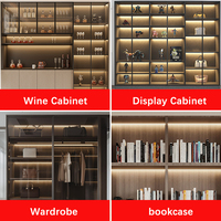 Lampes LED à capteur pour armoire, en aluminium SMD, certifiées CE, haute luminosité, pour placard, cuisine, vitrine - Vente chaude