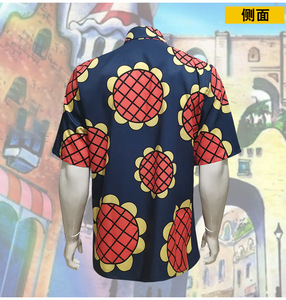 Bán Sỉ Trang Phục Hóa Trang Anime ONE PIECE Khỉ D Luffy Trang Phục Hóa Trang Áo Sơ Mi Hoa Hướng Dương Top Quần Áo Halloween - Product Image 5