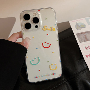 เคสโทรศัพท์กันกระแทกโปร่งใสลายจุดยิ้มสำหรับ iPhone 17 PRO MAX - Product Image 6