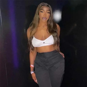 Phụ Nữ Của Quần Áo Mùa Hè Ống <span class=keywords><strong>Top</strong></span> Cắt Ren-up Vẻ Đẹp Trở Lại Sexy Trăng Hot In Mô Hình Hàng Đầu Phụ Nữ - Product Image 2