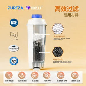 Cartouche de filtre à eau PUREZA 15,8 cm x 5,6 cm Installation facile pour machines à café et adoucisseurs d'eau - Product Image 4