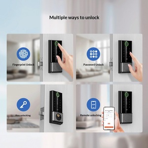 <span class=keywords><strong>กลอน</strong></span>ประตูไฟฟ้าอัจฉริยะ Vertexis Tuya แบบเดี่ยว รองรับบัตร RFID ดิจิทัล สำหรับประตูไม้ - Product Image 2