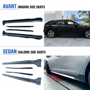 สำหรับ <span class=keywords><strong>Audi</strong></span> RS6 C8 ปี 2019 2020 2021 <span class=keywords><strong>2022</strong></span> 2023 2024 2025 ชุดแต่งสเกิร์ตข้างทรง RS6 ชุดแต่งสเกิร์ตข้าง ชุดแต่งภายนอก - Product Image 1