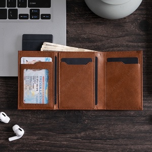 Chống trộm RFID ví thông minh da Pop Up chủ thẻ nhôm Ví kinh doanh chủ thẻ tín dụng trường hợp - Product Image 2