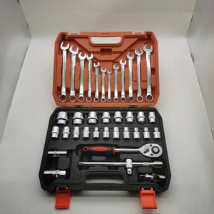 Kits d'outils à main OEM pour la réparation automobile, boîte à outils de 37 pièces, jeu de clés à cliquet et douilles - Product Image 1