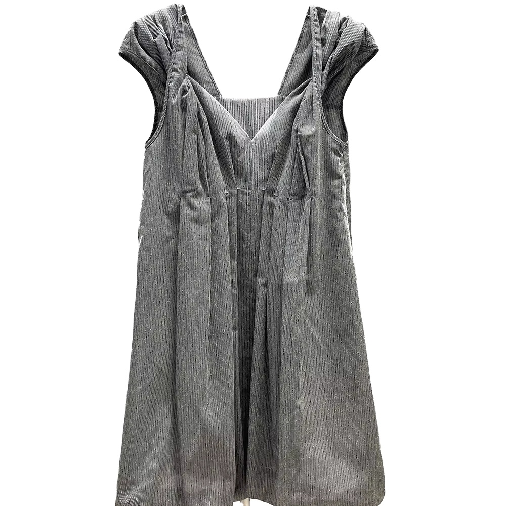 Grey and Peach Dress - Elegant Party Bridesmaid Fashion