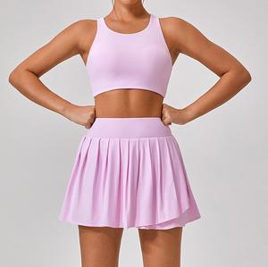 Benutzer definierte atmungsaktive Frauen 2 PCS Workout Röcke Set Golf Sport Yoga Fitness Wear - Product Image 1