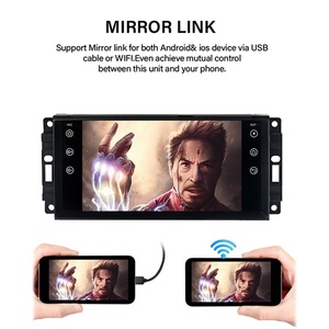 Lecteur DVD de voiture Jiawell 7 pouces 4 cœurs avec écran IPS, WIFI, GPS, Android 2 Din, <span class=keywords><strong>autoradio</strong></span> pour Jeep Cherokee 2007-2014 - Product Image 5