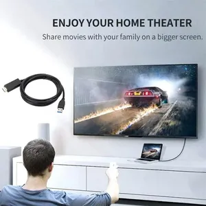 <span class=keywords><strong>Cable</strong></span> USB 3.0 <span class=keywords><strong>a</strong></span> <span class=keywords><strong>HDMI</strong></span> de 1.8M, Convertidor USB 3.0 <span class=keywords><strong>a</strong></span> <span class=keywords><strong>HDMI</strong></span>, <span class=keywords><strong>Cable</strong></span> de Video para Monitor de Proyector 1080P para Laptop, PC y Proyector - Product Image 5