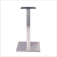 Sondoly Base de table de hauteur standard en acier inoxydable pour restaurants, cafés