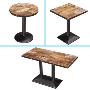 <span class=keywords><strong>Tavolo</strong></span> da Pranzo <span class=keywords><strong>Quadrato</strong></span> per Ristorante 60x60 cm Colore <span class=keywords><strong>Nero</strong></span> - Product Image 6
